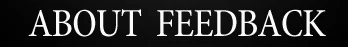 about feedback