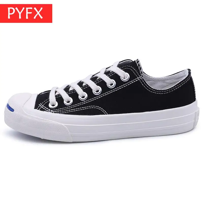 

Fall 2019 Best-selling Couple's 8 Colors Open smile Leisure Air-permeable Wear-resistant Fashioned Canvas Shoes For Men's Wome