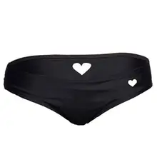 Женские сексуальные полые треугольные сексуальные футболки брюки в форме сердца