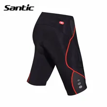 Santic Women Cycling Shorts Road Bike Summer Padded Clothing Quick Dry Polyester MTB Bicycle Clothes Anti-UV Sportswear