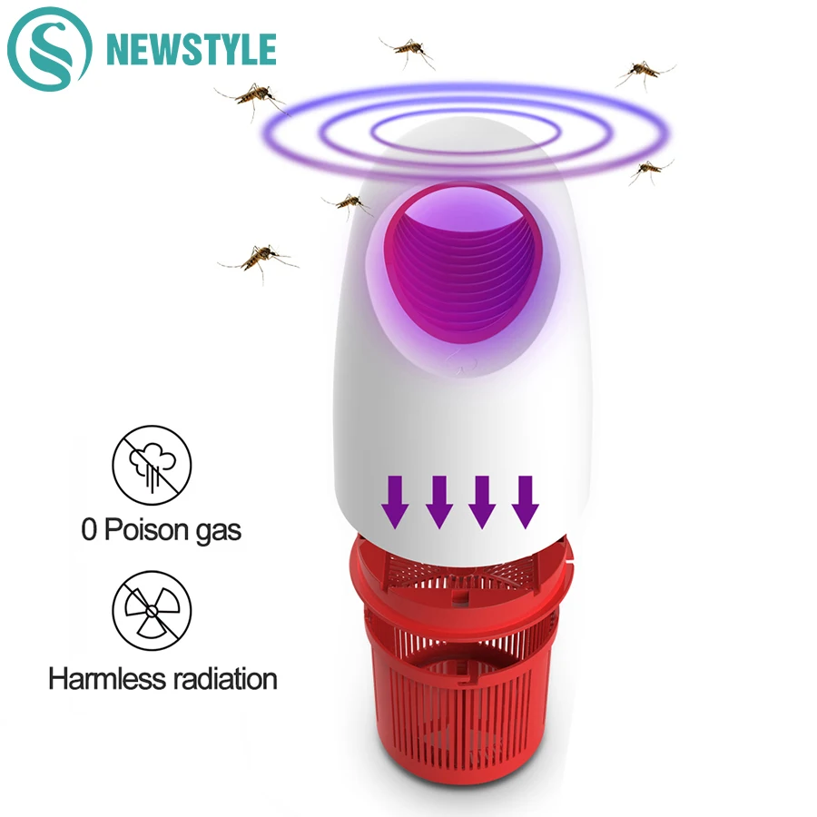 

Mosquito killer USB Electric Mosquito Killer Lamp Photocatalysis Mute Home LED Bug Zapper Insect Trap Radiationless Lamp