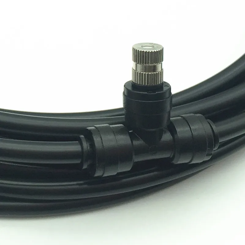 

A031 New 6M hose 6pcs Spray Head Nylon bundled Wire Outdoor Garden Misting Cooling System Mist Nozzle Sprinkler water kits