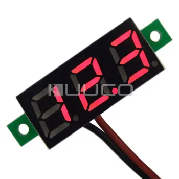 

DC 3.0~30V Digital Voltmeter Red Led display Voltage Meter/Digital Meter/Tester DC 12V 24V Volt Meter/Panel Meter/Monitor