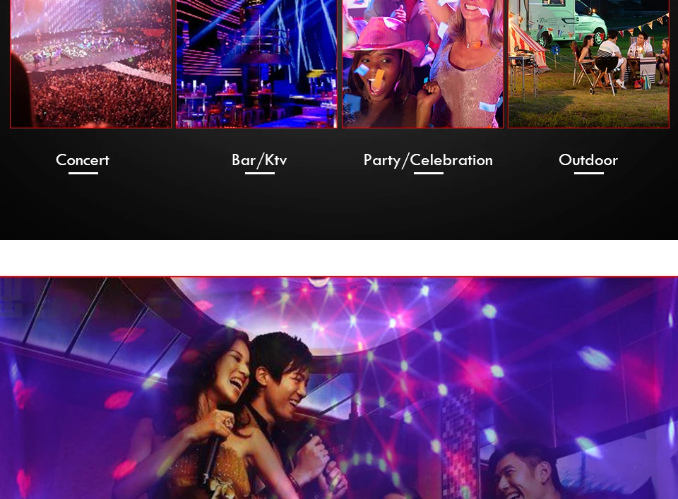 Mini USB led Party Lights Portable Crystal Magic Ball (14)