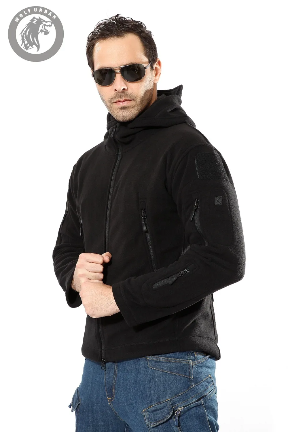Мужская тактическая куртка из мягкой кожи TAD, уличная Военная армейская теплая флисовая куртка с подкладкой, походная охотничья ветровка, спортивная одежда