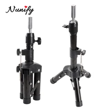 Манекен головка штатив подставка для парика черный регулируемый штатив подставка держатель для тренировочной головки мини нормал