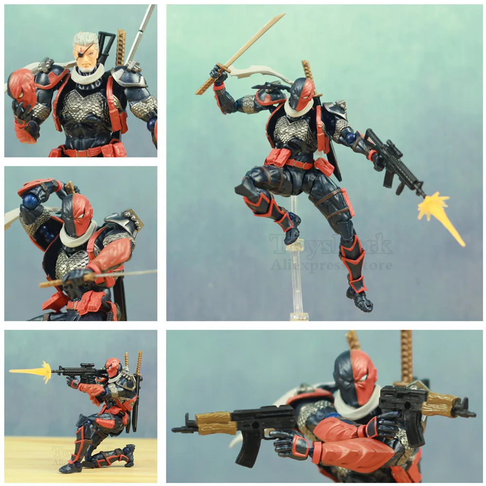 

DC Deathstroke Slade Joseph Wilson Terminator 6" Action Figure KOs Revoltech Complex Amazing Yamaguchi Katsuhisa Toys Doll
