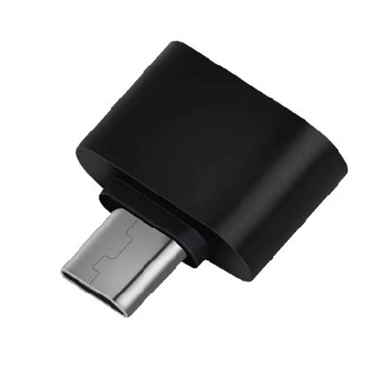 Мини OTG Micro USB к Usb адаптер для Android мобильных телефонов мыши Клавиатура конвертер совместимый Смартфон разъем OTG сплиттер - Цвет: Черный