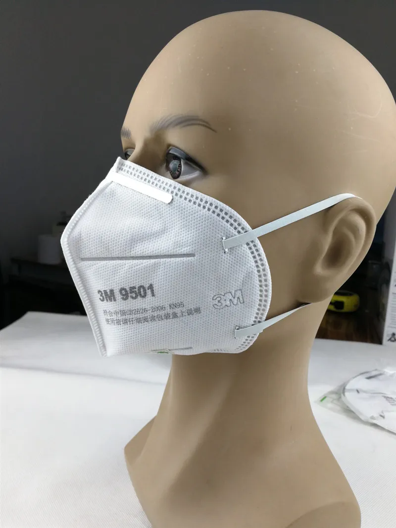 20 шт./лот 3 м 9501 9502 Пылезащитная маска KN95 порошковый респиратор Анти-туман PM2.5 против гриппа для безопасного дыхания во время эвакуации при пожаре маски