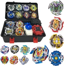 Горячая Распродажа, набор для лопастей, коробка для лезвий с пусковым устройством Bey, металлические лопасти, игрушки для детей, волчок