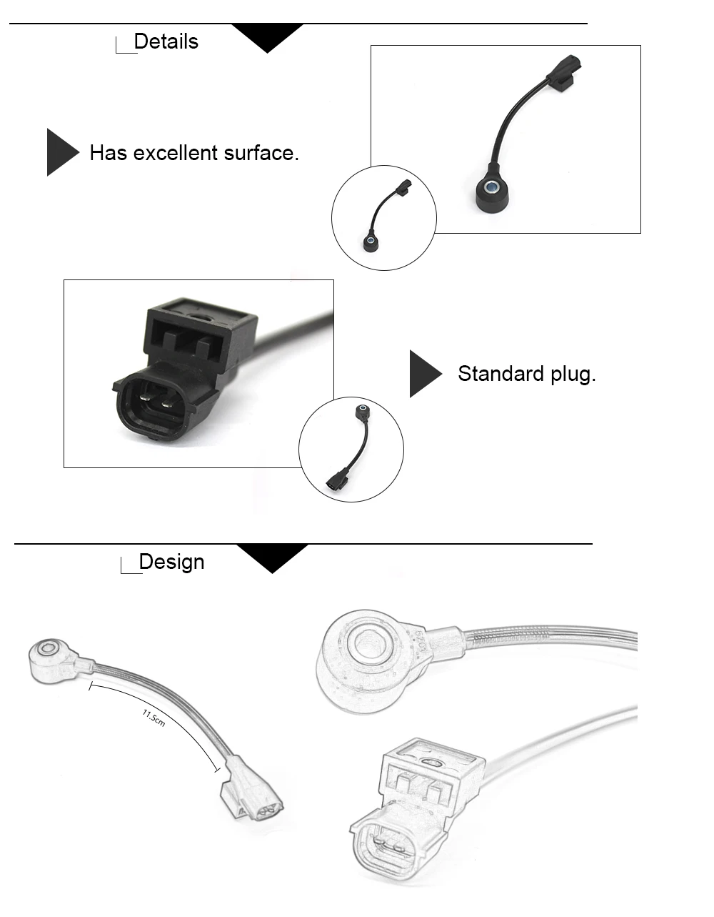 Высококачественный детонационный датчик для SUBARU 22060-AA140 22060AA140 32010630 KS303