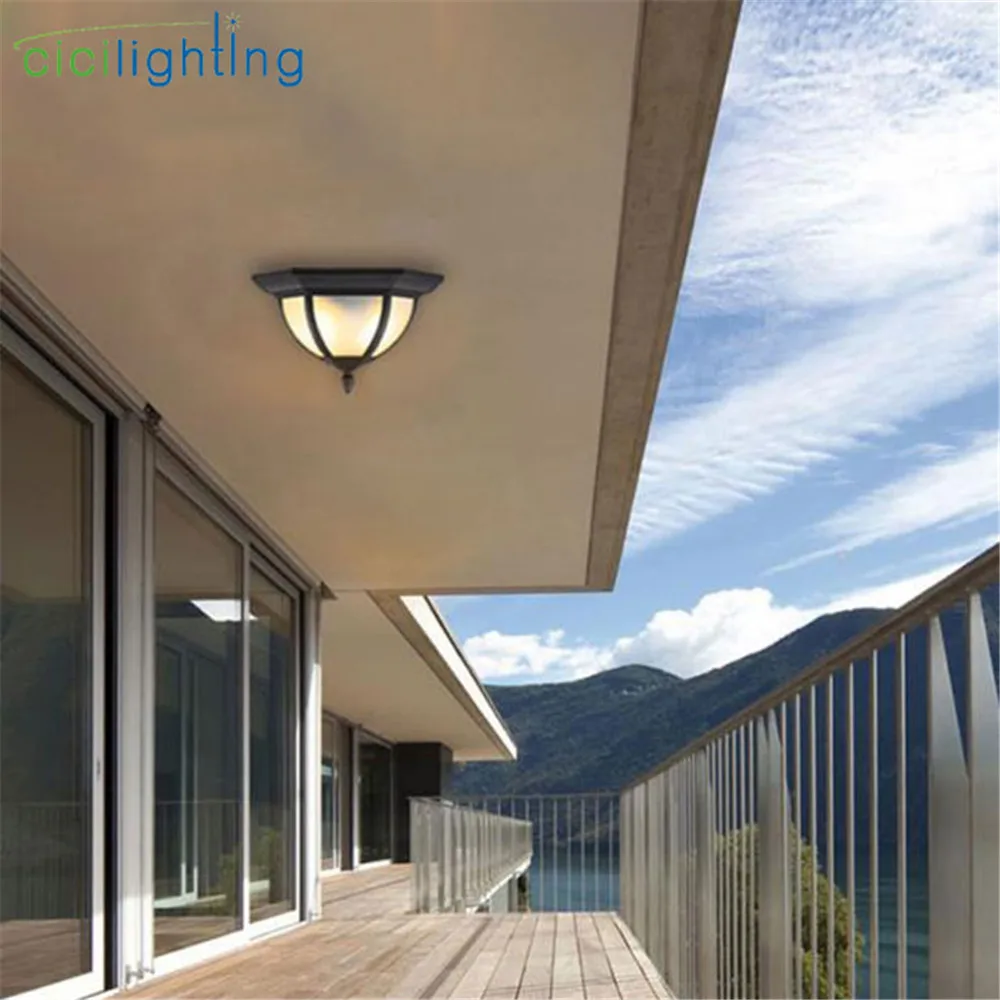 Waterproof Moistureproof D33cm outdoor Light Bathroom Balcony Ceiling