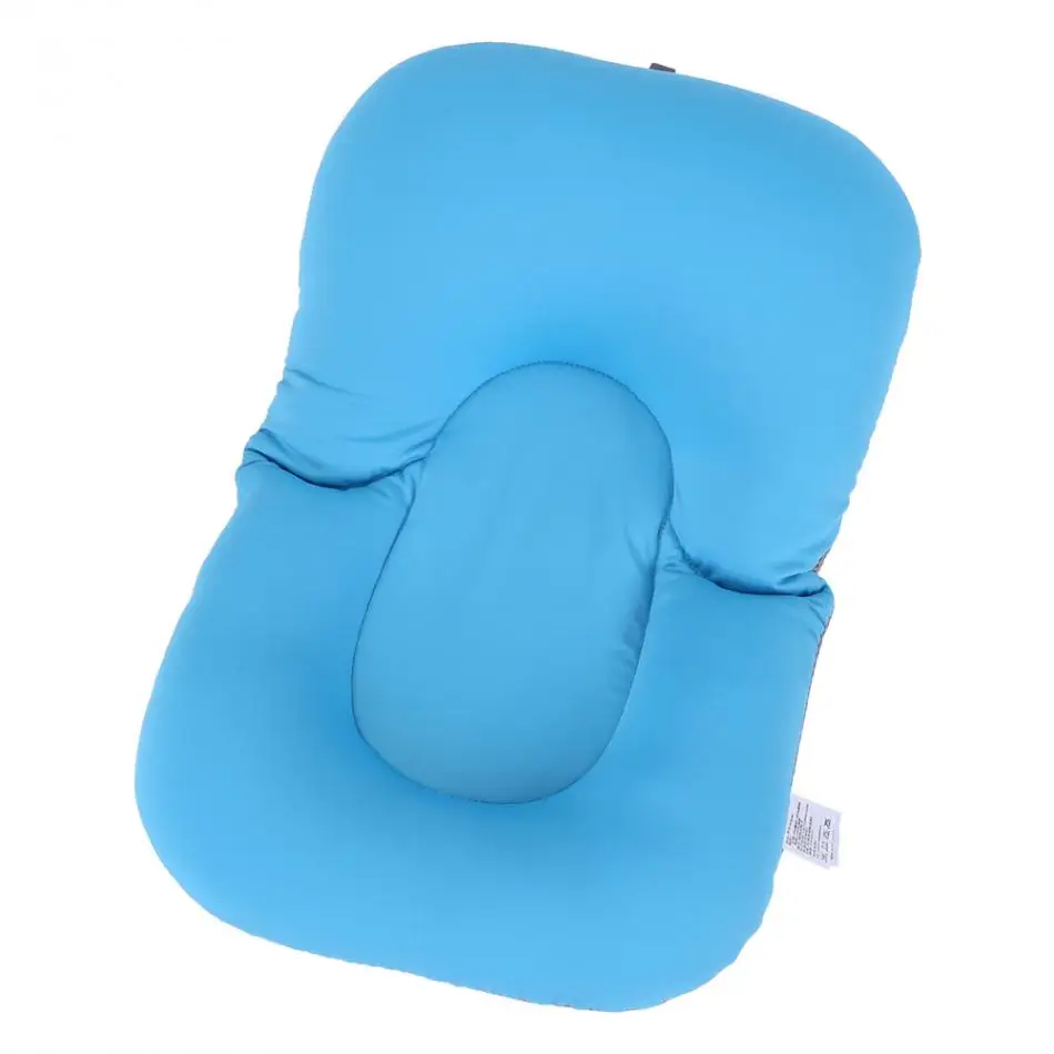 Подушка для ванной для новорожденных, мягкая подушка для сиденья, коврик для ванной, плавающая воздушная подушка, не скользящая, аксессуары для ванной комнаты