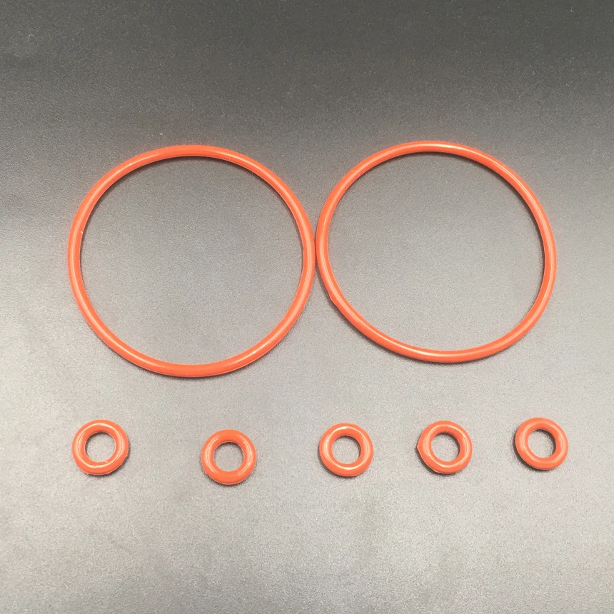 2pcs 272x7 272*7 275x7 275*7 280x7 280*7 286x7 286*7 (ID*Thickness) Food Grade Red Silicone Rubber Oil Seal O Ring O-Ring Gasket