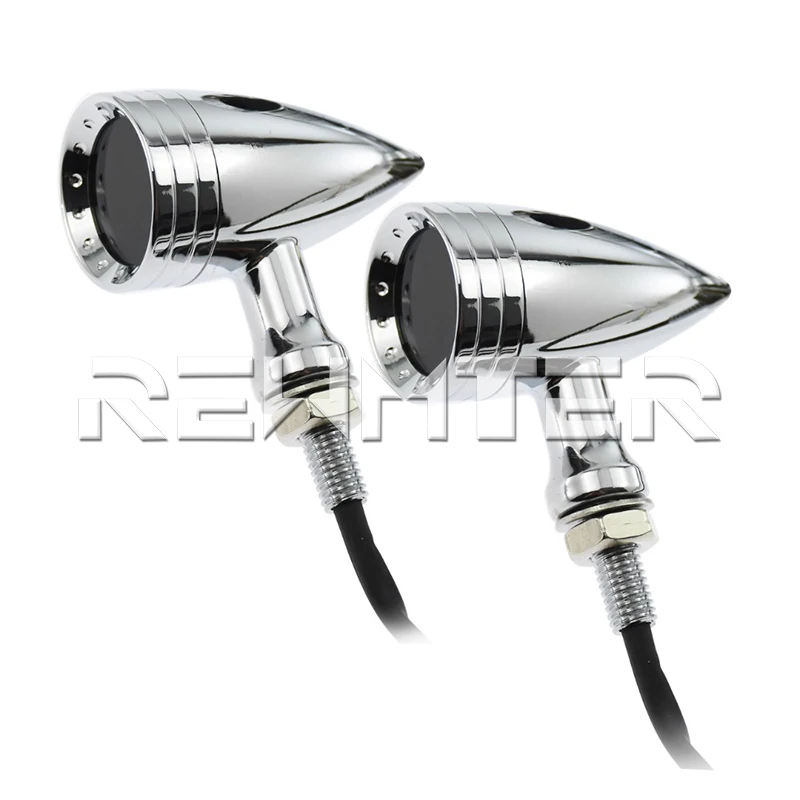 Motorcycle-Accessories-LED-Turn-Signal-Chrome-Bullet-Blinker-Orange-Indicator-Lights-Gray-Lens-10mm-Vintage-For (1)