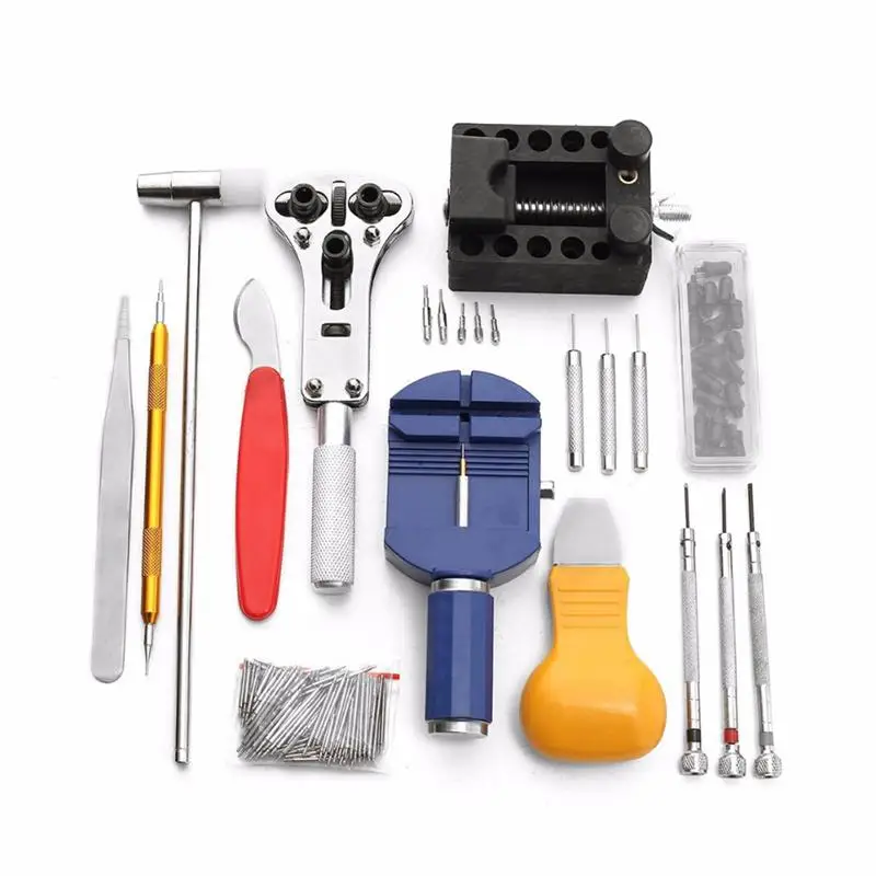 147pcs Watch Repair Tool Kit Strap Link Pin Removal Adjustment Tool Kit With 8 25mm Spring Bar