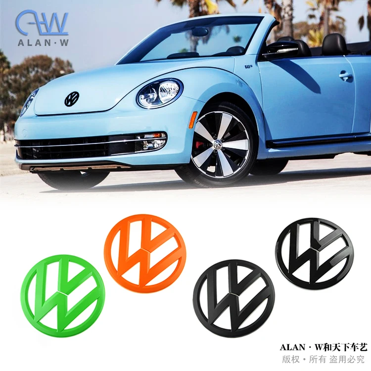 Vw beetle emblem new beetle cover front rear emblem personality refit