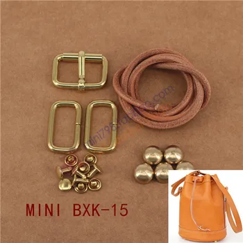 

DIY Handmade Leather handbag Toilet bag Luggage accessories MINI version of the BXK-15 hardware accessories