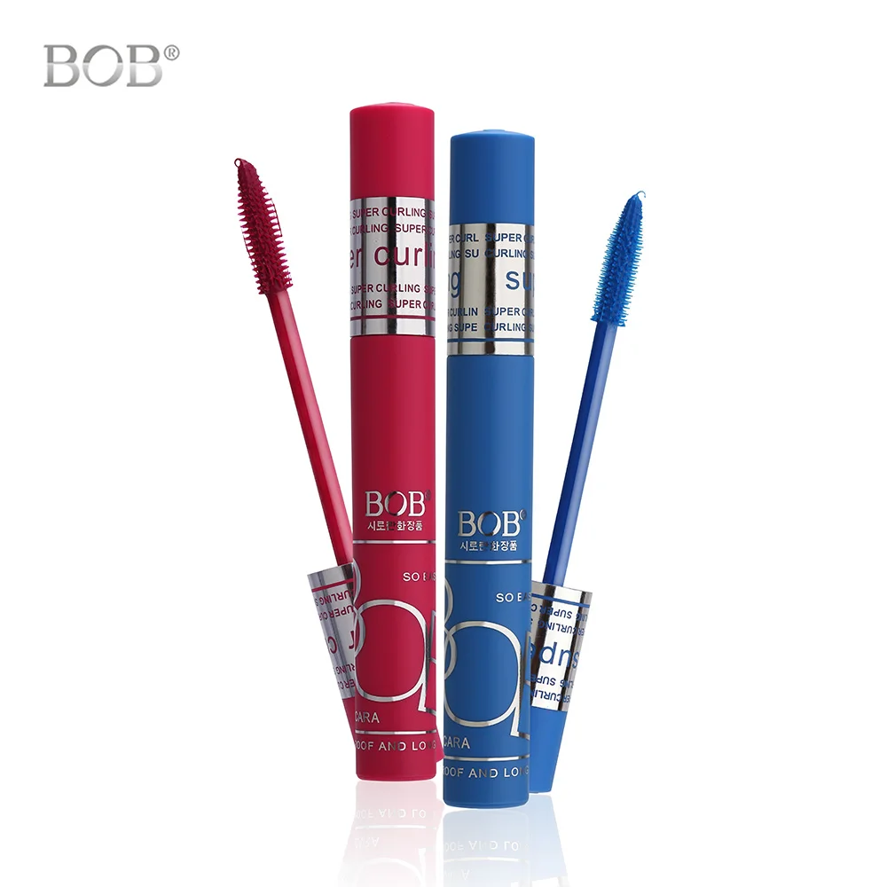 Women Red Mascara Waterproof Long Curling Natural Eyelash Cream Colorful Mascara eye Lashes