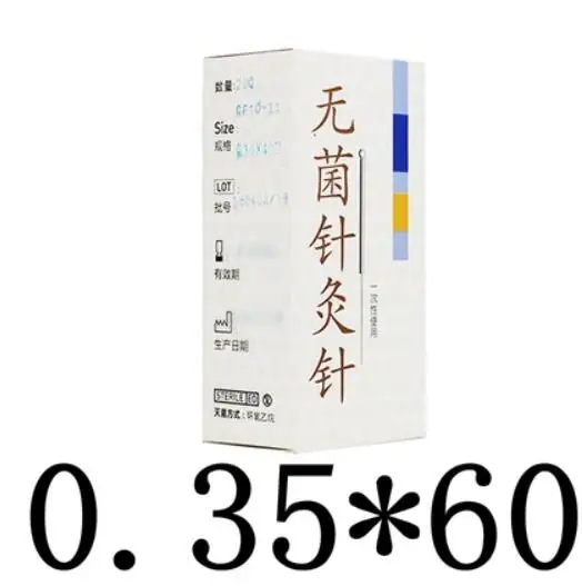 200 шт. yunlong стерильные для акупунктуры одноразовые иглы 10 шт. иглы с одной трубкой 0,25/0,30/0,35 мм - Цвет: Красный