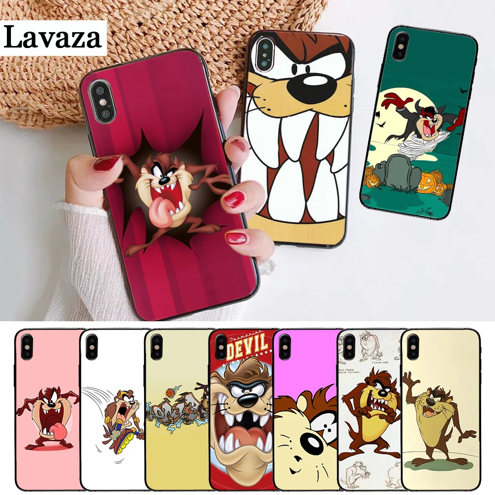 

Lavaza Looney Tunes Tasmanian Devil Silicone Case for iPhone 5 5S 6 6S Plus 7 8 X XS Max XR
