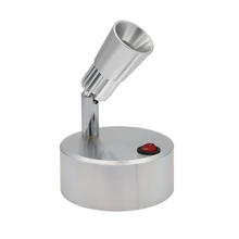 Светодиодная настольная лампа с выключателем батареи, 1 Вт 3 Вт аварийные лампы для витрины, винт настенный 15-18 часов Последние AA батареи лампы шкафа