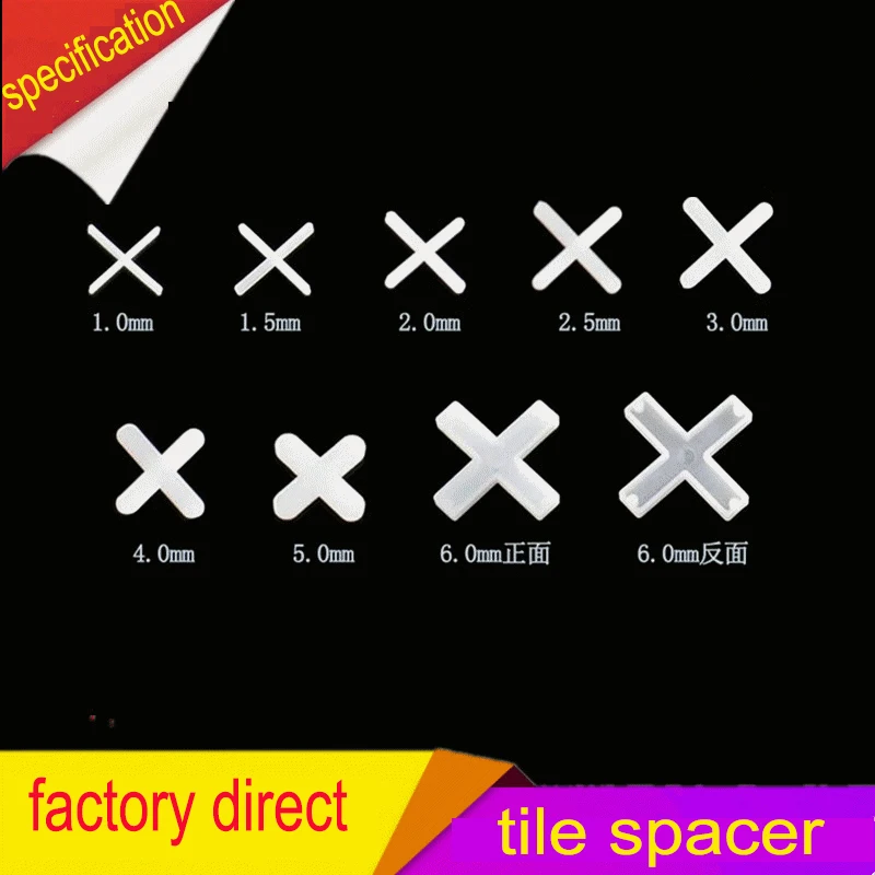 

3.0mm.Tile Spacers, ceramic tile spacers, Spacing of Floor and Wall Tiles.300pcs