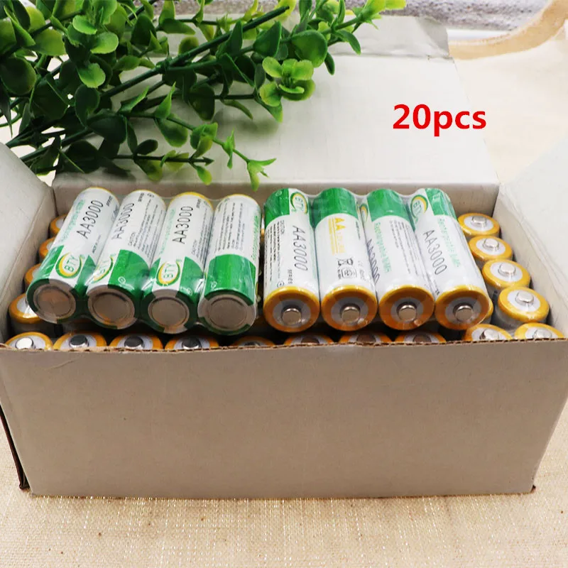 

Daweikala AA 3000 1.2 V Quanlity Rechargeable Battery AA 3000mAh BTY NI-MH 1.2V Rechargeable 2A Battery 3000+Free shipping