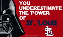 St. Louis Cardinals Star Wars Flag 150X90CM MLB 3×5 FT Banner 100D Polyester Custom flag grommets 6038,free shipping