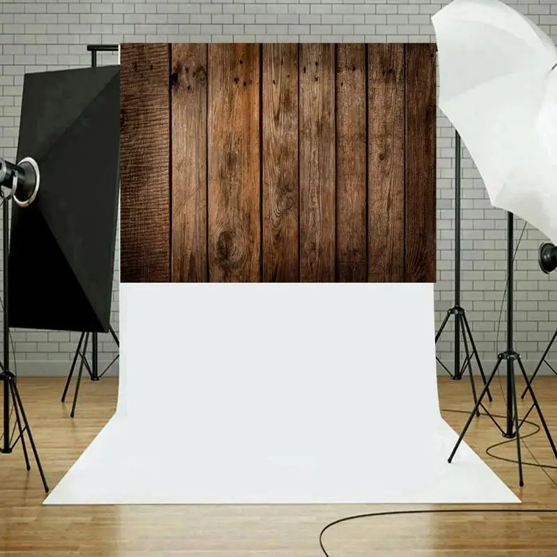

Wood Plank Noble Elegant Color Atmosphere Durable Texture Photography Background Cloth Backdrop Studio Photo Decor