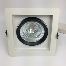 15 Вт светодиодный Встроенный квадратный светильник регулируемый с высоким качеством холодной ковки обработки AL1070 теплопроводность: 226 Вт/м