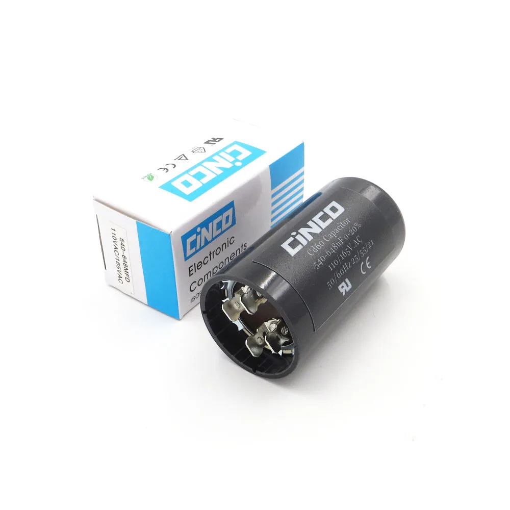 540 648 мкФ 110V 125V 165V CD60 мотор пусковые конденсаторы запуск двигателя ing mfd uf mf