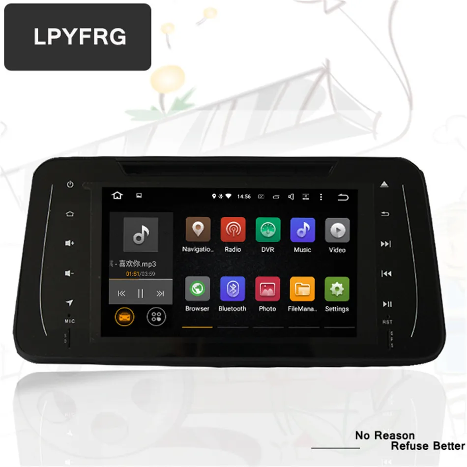 Best Android 9.0 RAM 4G Fit NISSAN Kicks 2014- /Micra 2017- Car DVD Player Navigation GPS Radio head units tape recorder system 1