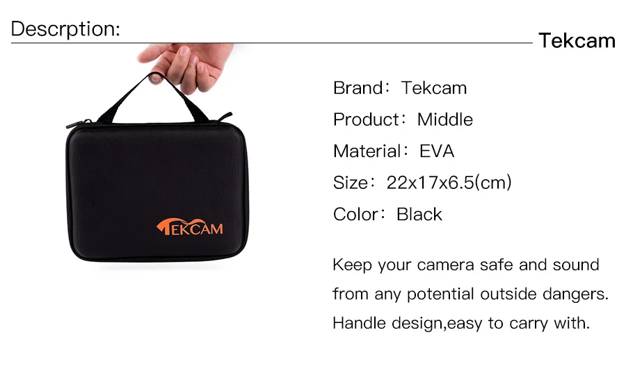 action camera gopro xiaomi yi SJCAM camera case bag1