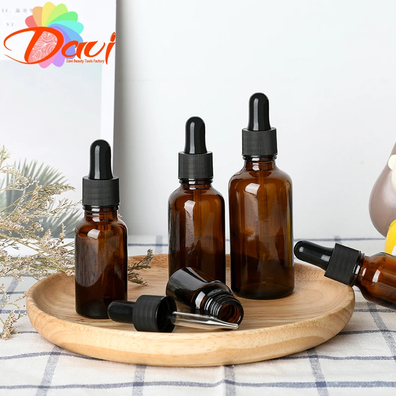 10ml Dropper Bottle Amber Glass Aromatherapy Liquid Brown 5 50ml Drop
