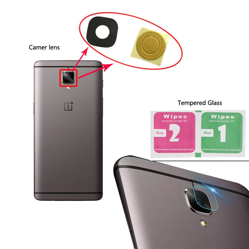 Original Back Camera Tempered Glass Lens For Oneplus 3 ...