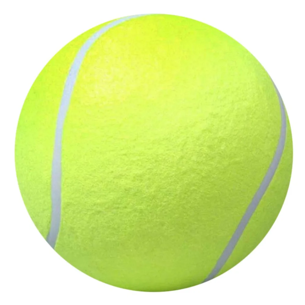 24CM giant tennis ball dog toy large inflatable tennis dog interactive toy pet supplies outdoor cricket dog toy hot sale