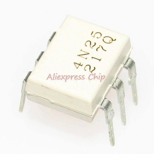 

1pcs/lot 4N25 EL4N25 DIP6 Transistor output optocouplers PTR 20%, 2.5KV New original In Stock