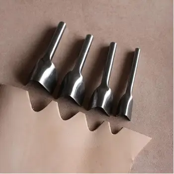 

DIY Handmade leather Cowhide dedicated tool Openings V sharp Punch hole Knife
