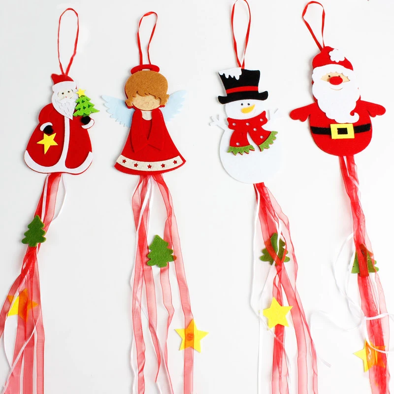 

Christmas Decorations Cartoon Non-woven fabric Christmas Hanging Christmas Tree Ornament for Home Decoration