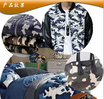 

wholesale 7 colour Cars sofa cool camouflage bags clothing pu leather fabric / faux leather purses Furnishing pu fabrics B011