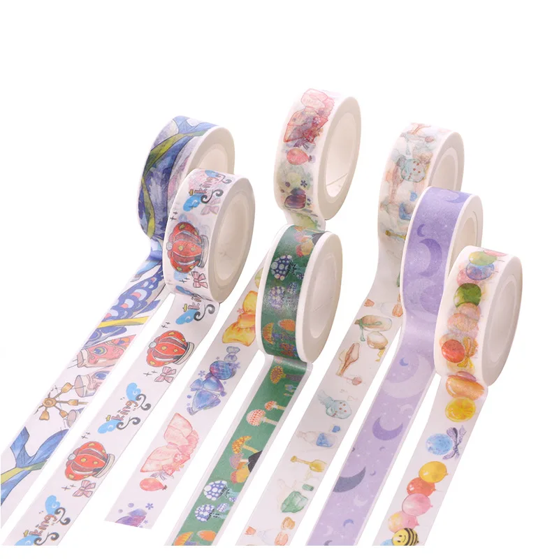 

1PCS Original Dream Watercolor Painting Washi Tape Adhesive Craft Tape DIY Scrapbooking Sticker Masking Craft Tape 10m JD55