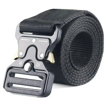 

2019 Tactical Belts Nylon Military Waist Belt with Metal Buckle Adjustable Heavy Duty Training Waist Belt Hunting Accessories