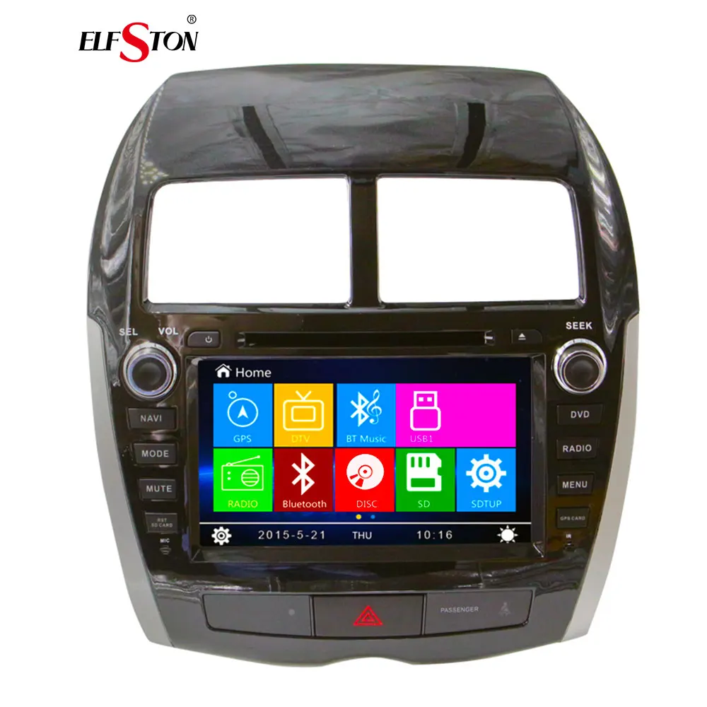 2 din dual core dvd radio Car gps navigation for MITSUBISHI ASX 2010