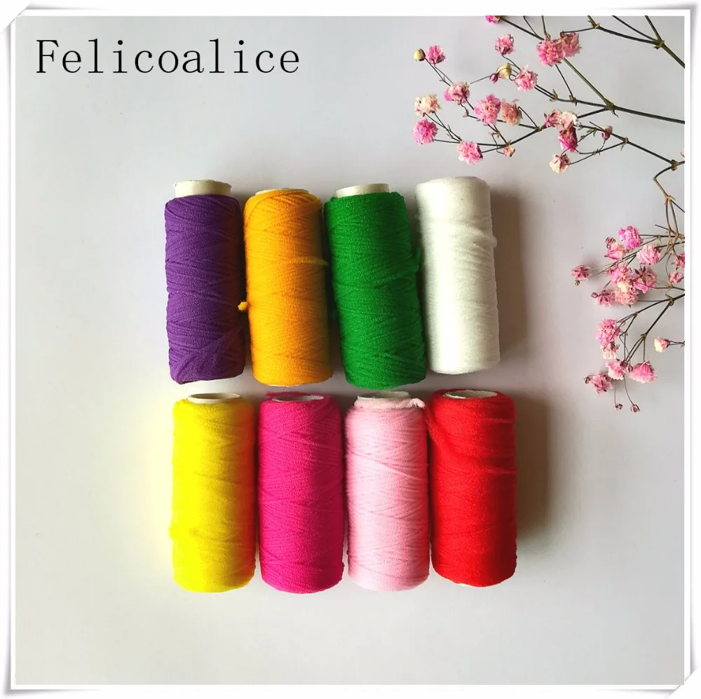 10pcs/lot Nylon Thread Making Stocking Flowers Elasticity Nylon Coil