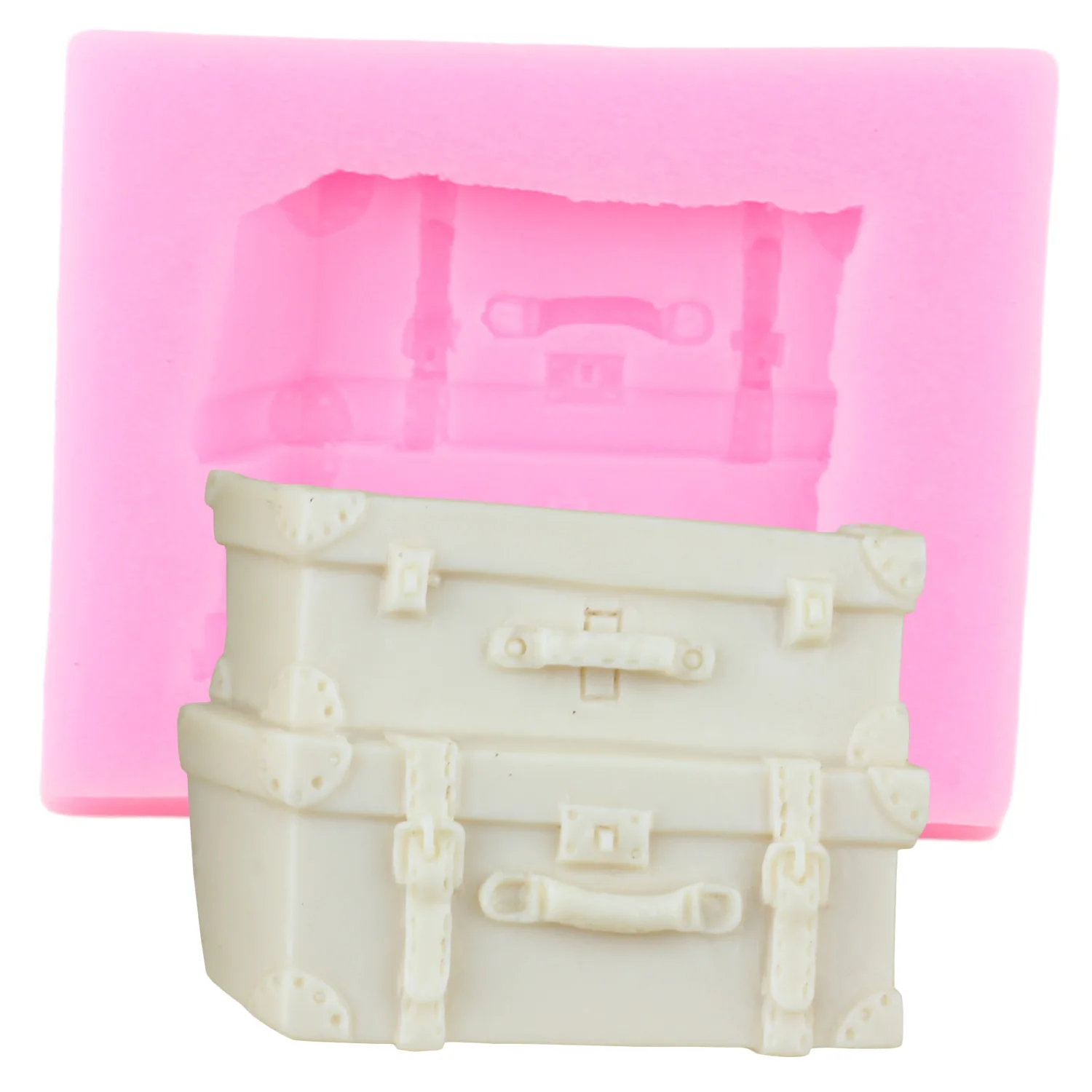 

Suitcase Box Luggage Silicone Mold Sugarcraft Fondant DIY Cake Decorating Tools Chocolate Cookie Baking Moulds