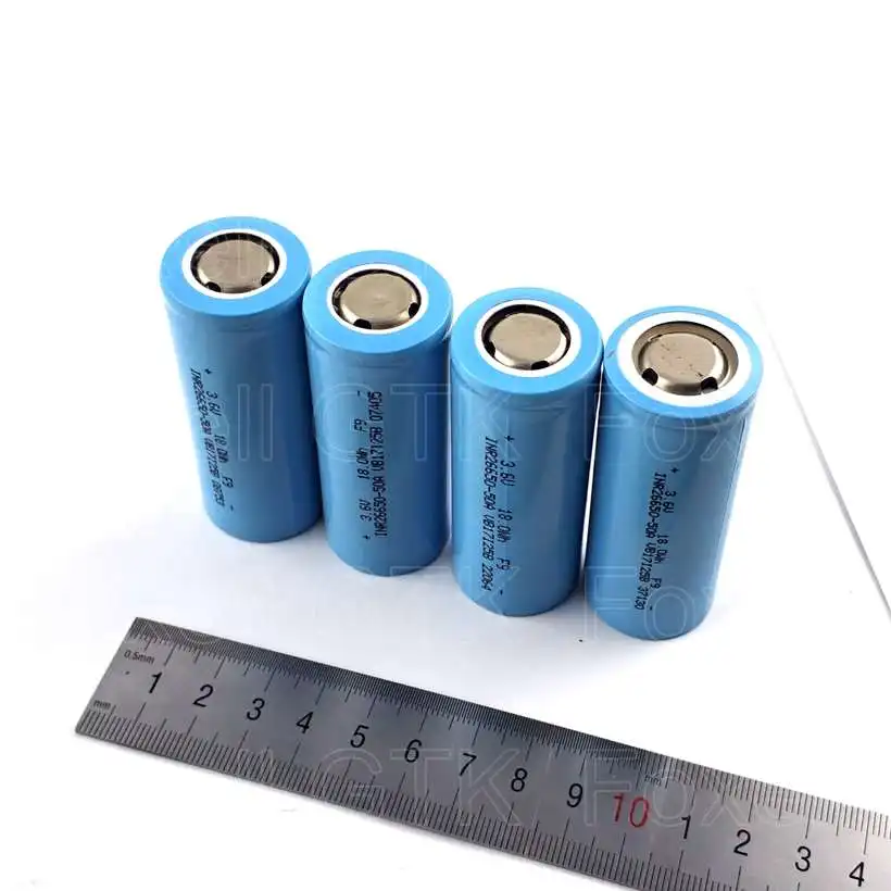

10pcs large capacity 3.7v 26700 5000mah 26650 3.7V battery 4000mah rechargeable li-ion batteries 26650 for flashlight pack led