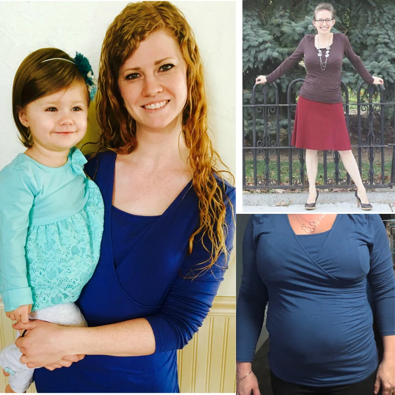 AS1784 MATERNITY BLOUSE LONG SLEEVE customers show
