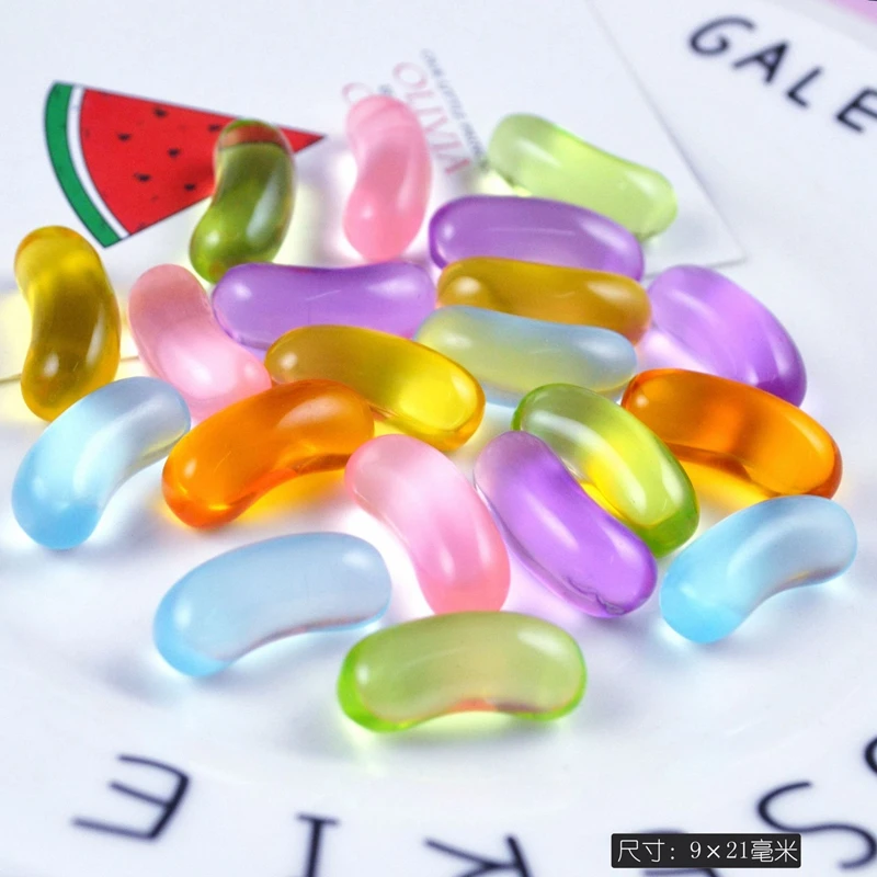 

10pcs/bag Resin Pill Candy Lizun Cloud Slime Supplies Play Dough Super Light Clay Charms DIY Cream Gel Accessories Slime Filler