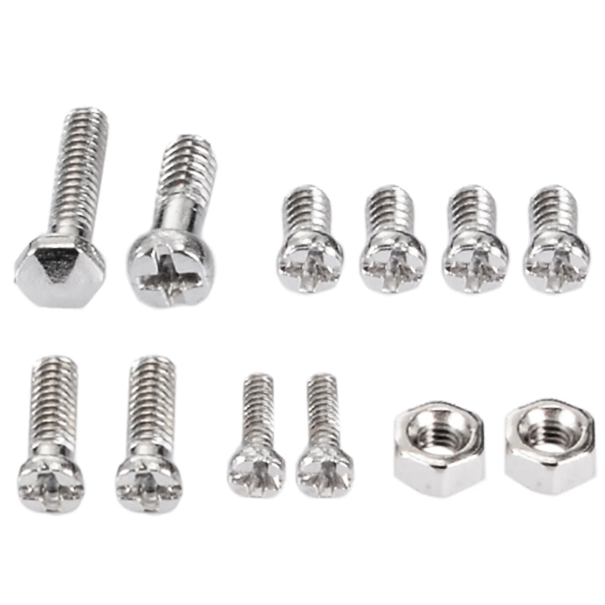 600PCS Electronics 12 Kinds of Small Screws Nuts Electronics Assortment Kit M1 M1.2 M1.4 M1.6